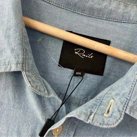 NWT Rails Colton Shirt Medium Vintage Wash size XXL - Picture 4 of 15